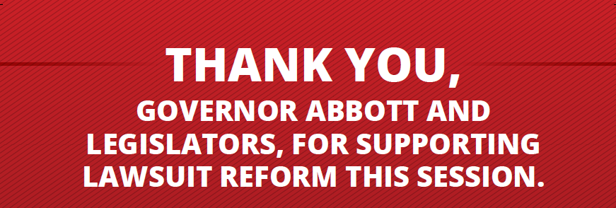 Thank You, Gov. Abbott & Texas Lawmakers!